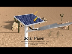 چراغ های خیابانی LED خورشیدی القایی با روشنایی بالا TR86 با باتری و پنل بدون برق