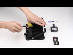 BK چراغ های حفاظتی سیلاب 30w 50w 100w سنسور حرکت در فضای باز نور سیلاب با کنترل از راه دور