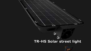 TR-HS ارتقاء روشنایی فضای باز! چراغ خیابانی پنل خورشیدی Topcon با راندمان بالا