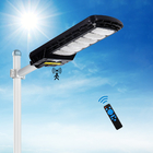 Lithium Battery Motion Sensor All In One Solar Led Street Light 50W 100W 150W 200W 300W IP65 Waterproof Landscape Lamp