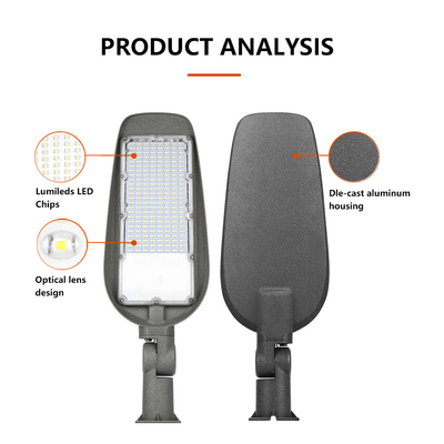 KCD Waterproof High Brightness Lamp Outdoor 100 Watt Long-Distance LED Street Light With Auto Dimming Control