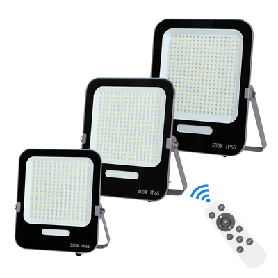 KCD High Power IP65 Rectangular Fixtures Dimmable Top Selling Garden Outdoor Floodlight 6500k LED Flood Light Gray Color