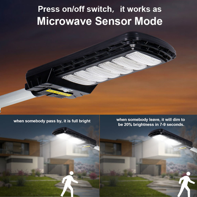 High Lumen Long Working Time Outdoor 50W 100W 150W 200W 250W 300W Pole Led Solar Street Light Battery