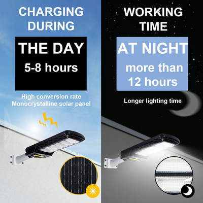High Lumen Long Working Time Outdoor 50W 100W 150W 200W 250W 300W Pole Led Solar Street Light Battery