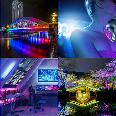 Adjustable color temperature floodlight with high brightness, waterproof and multi-purpose