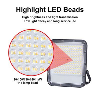 Aluminum Alloy Body, Remote-Controlled Color Adjustment – Outdoor LED Floodlight, Ideal for Gardens, Courtyards, Building Facades, and More, Creating Bright and Safe Outdoor Lighting