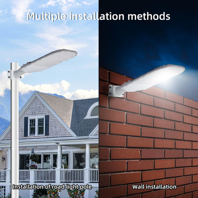 Smart Mains-Powered LED Street Light, Aluminum Alloy Body, IP65 Waterproof, Branded LED Chips, Auto On/Off at Night, Energy-Efficient, Ideal for Urban Arteries, Industrial Parks, Campuses
