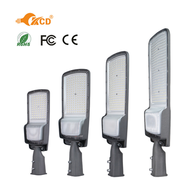 Energy-Efficient Mains-Powered LED Street Light, 155 Lumens/Watt, Aluminum Alloy Body, IP65 Waterproof, Branded LED Chips, Auto On/Off at Night, Ideal for Urban Arteries, Highways, Commercial Areas
