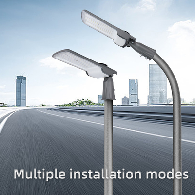 Energy-Efficient Mains-Powered LED Street Light, 155 Lumens/Watt, Aluminum Alloy Body, IP65 Waterproof, Branded LED Chips, Auto On/Off at Night, Ideal for Urban Arteries, Highways, Commercial Areas