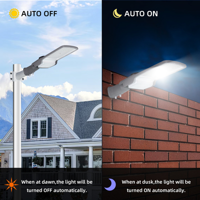 Energy-Efficient Mains-Powered LED Street Light, 155 Lumens/Watt, Aluminum Alloy Body, IP65 Waterproof, Branded LED Chips, Auto On/Off at Night, Ideal for Urban Arteries, Highways, Commercial Areas