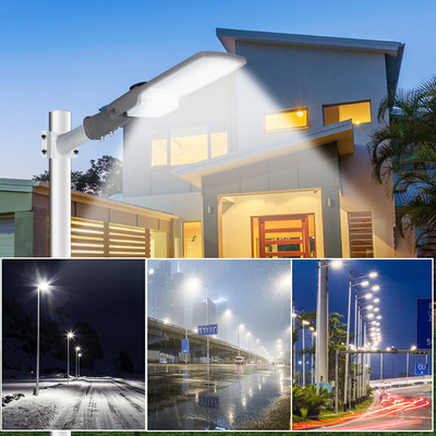 Energy-Efficient Mains-Powered LED Street Light, 155 Lumens/Watt, Aluminum Alloy Body, IP65 Waterproof, Branded LED Chips, Auto On/Off at Night, Ideal for Urban Arteries, Highways, Commercial Areas
