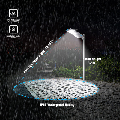 Bridgelux Lithium Solar Street Light All In One Outdoor 500w 1000w Solar LED Street Lamp