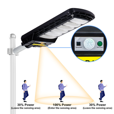 Lithium Battery Motion Sensor All In One Solar Led Street Light 50W 100W 150W 200W 300W IP65 Waterproof Landscape Lamp