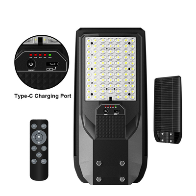 TR-CS روشنایی نور بالا همه در یک نور خورشیدی LED خیابان با شارژر نوع C و مقاومت در برابر آب IP65