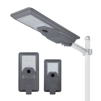 سنسور حرکتی رنگ سفارشی همه در یک نور خیابان خورشیدی با 50000 ساعت طول عمر لامپ خیابان خورشیدی در فضای باز